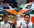 Sahara Force India F1 Team 2013, Paul ди Реста и Адриан Сутил